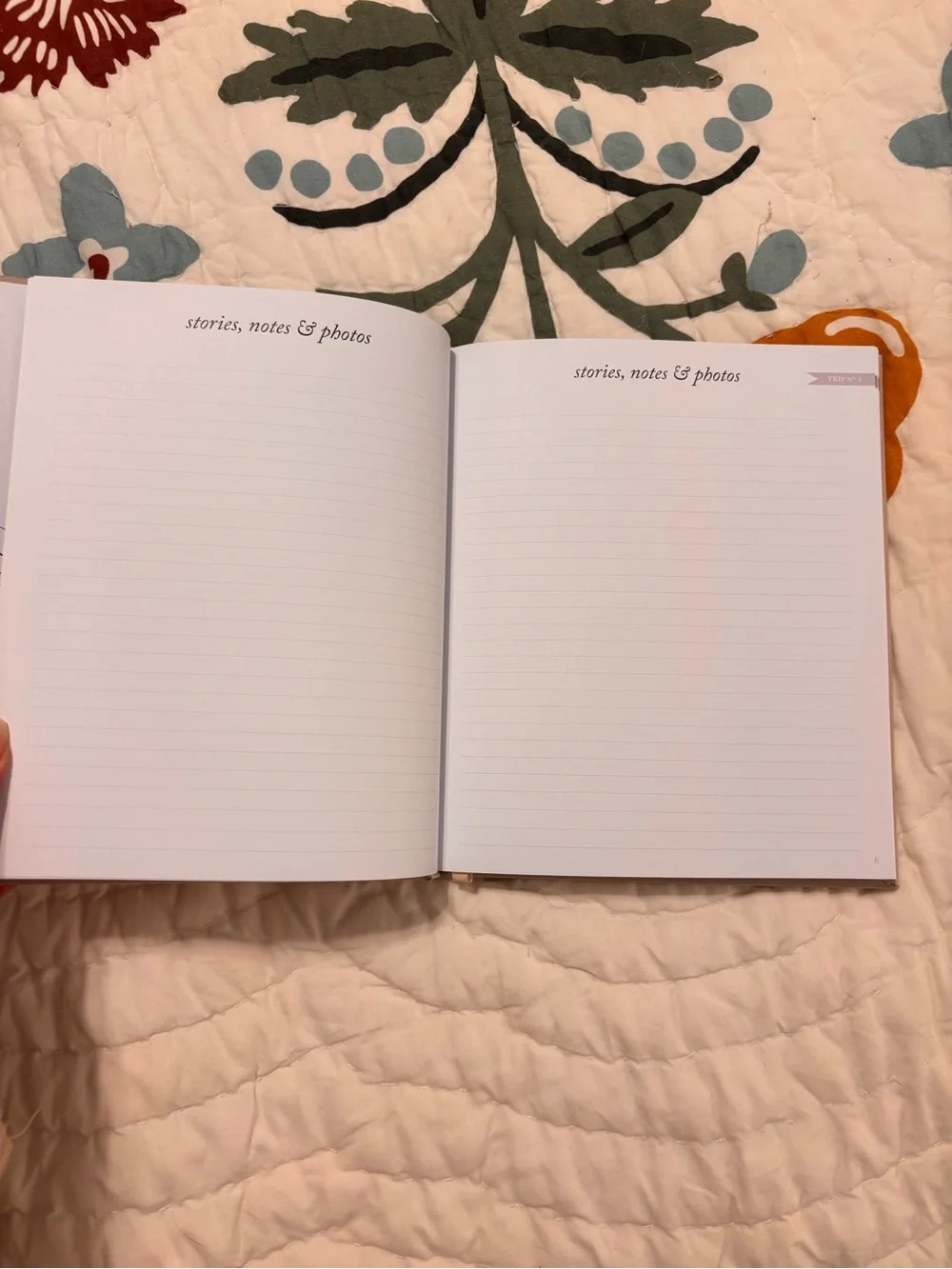Taupe Travel Journal with Gold Foil